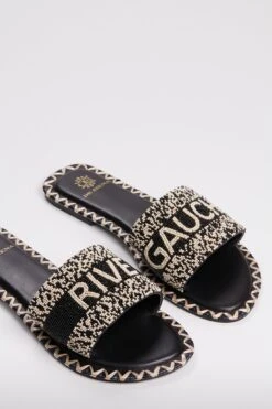 Black And Off White Rive Gauche Sandals -Loeffler Cloth Shop 7HkknnFaiSQJNyYyYxUWU96WIrXkay3r 1