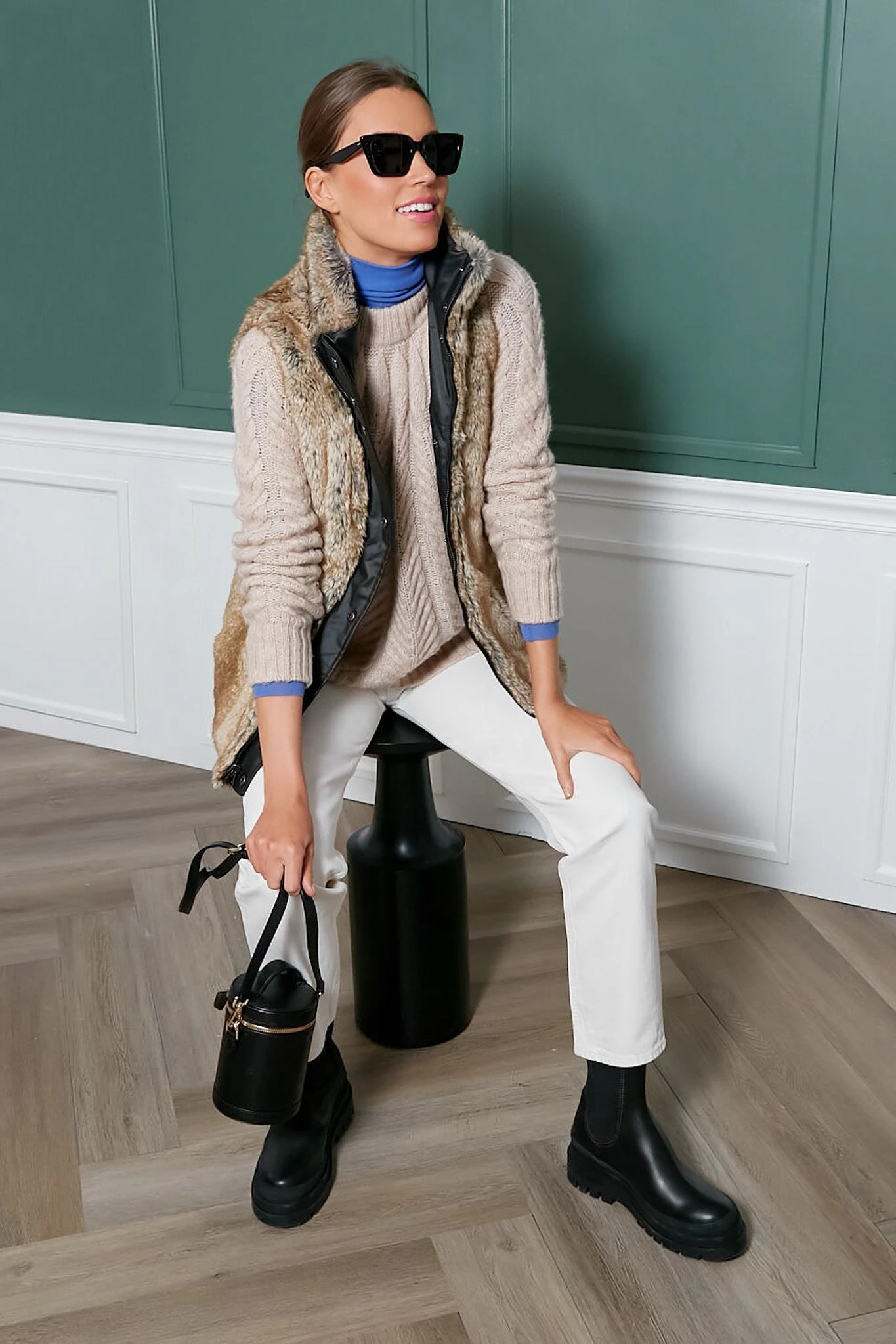 Ecru Royal Peacock Sweater 8 Ecru Royal Peacock Sweater - Image 6