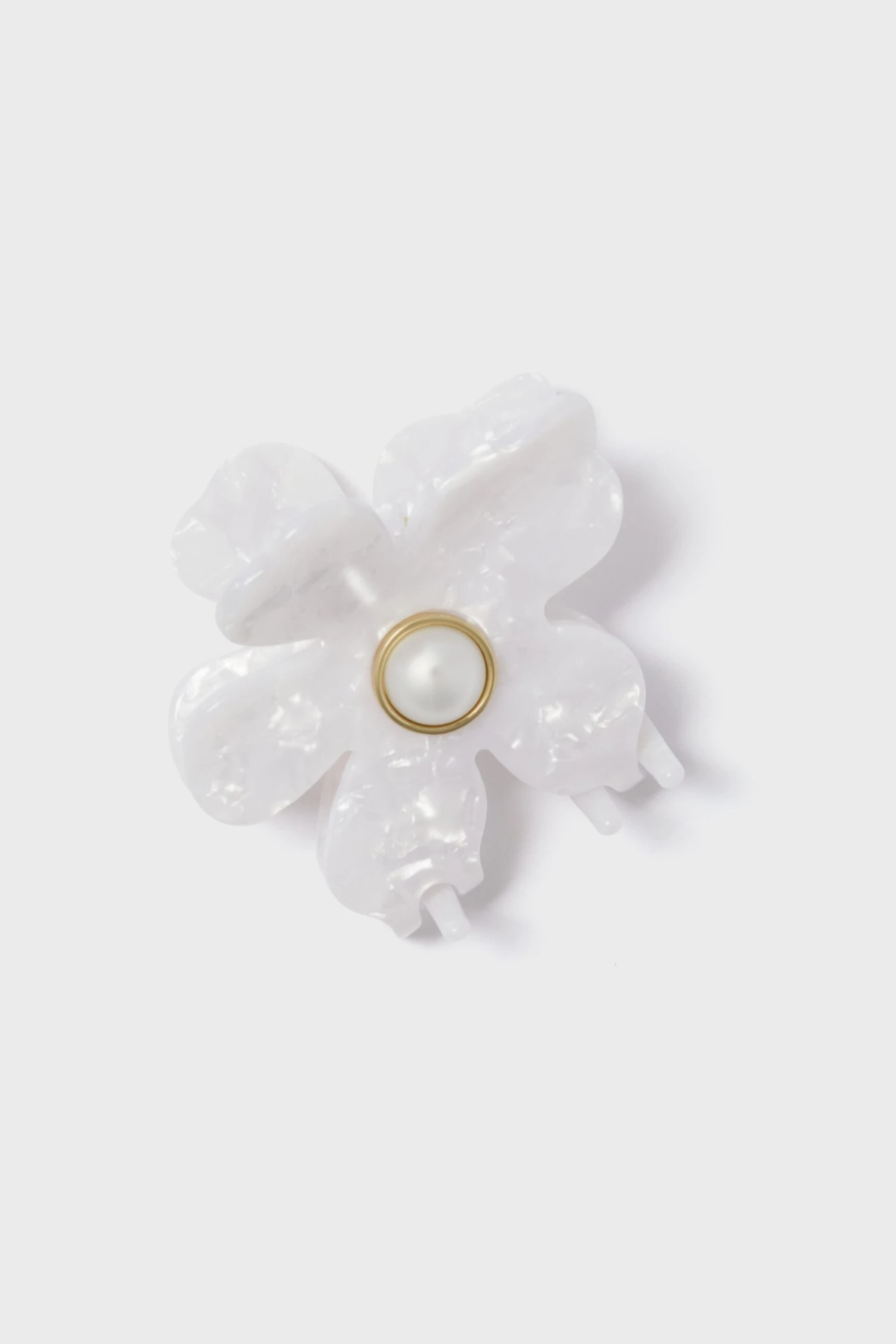 Mother Of Pearl Lily Claw Clip 3 Mother Of Pearl Lily Claw Clip