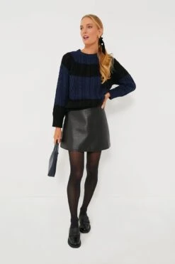 Navy And Black Color Block Cable Sweater -Loeffler Cloth Shop 7hl6s3h3sv2FAHa1YqvipRhF0ZyPzjKq 1