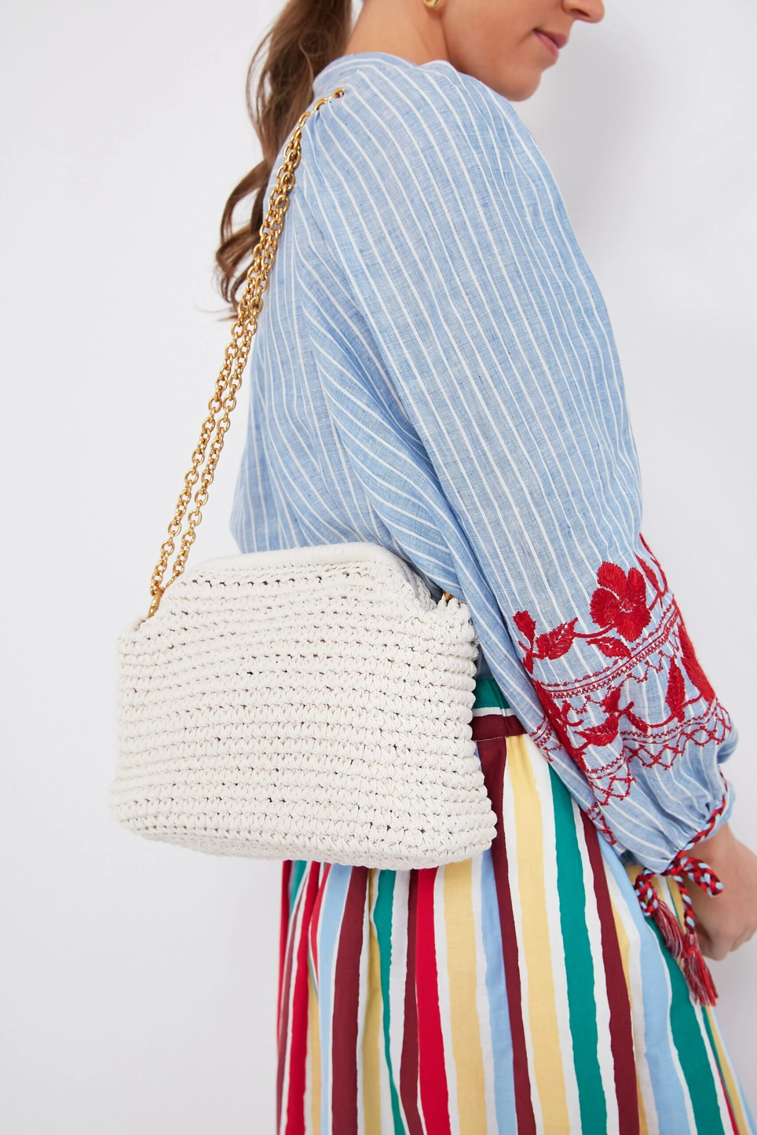 White Christabel Bag 9 White Christabel Bag - Image 7