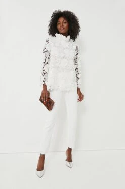 Blanc Guipure Lace Faye Top 10 Blanc Guipure Lace Faye Top -Loeffler Cloth Shop 8JvdoxXP5l8dTbNcZUKFgaMHLyQrvObp 1