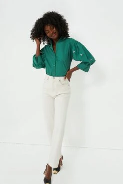 Green Bara Shirt -Loeffler Cloth Shop 8Y0kx7V0UhssSsblx6RgcBPFhuraSAJn 1