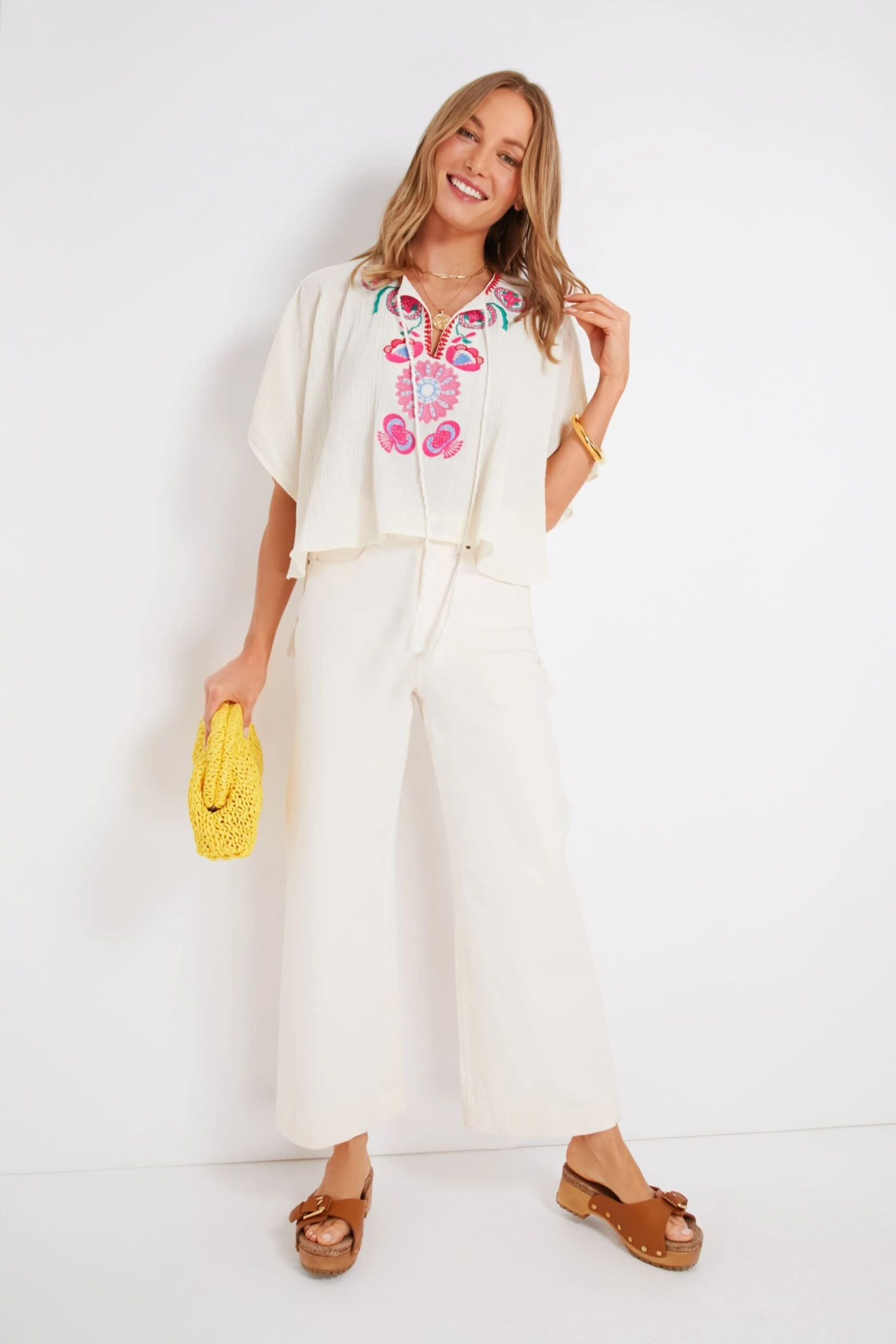 Yellow Raffia Game Clutch 9 Yellow Raffia Game Clutch - Image 7