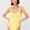 Yellow Square Neck One Piece -Loeffler Cloth Shop ATO0f5vmuDytycfVEmaSZk9WWpkCyFEX 1