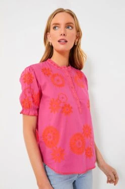 Pink And Orange Sesame Blouse -Loeffler Cloth Shop ATp8xjp7GbvyYGj2AWMyQ6O8f5GcnPQ2 1