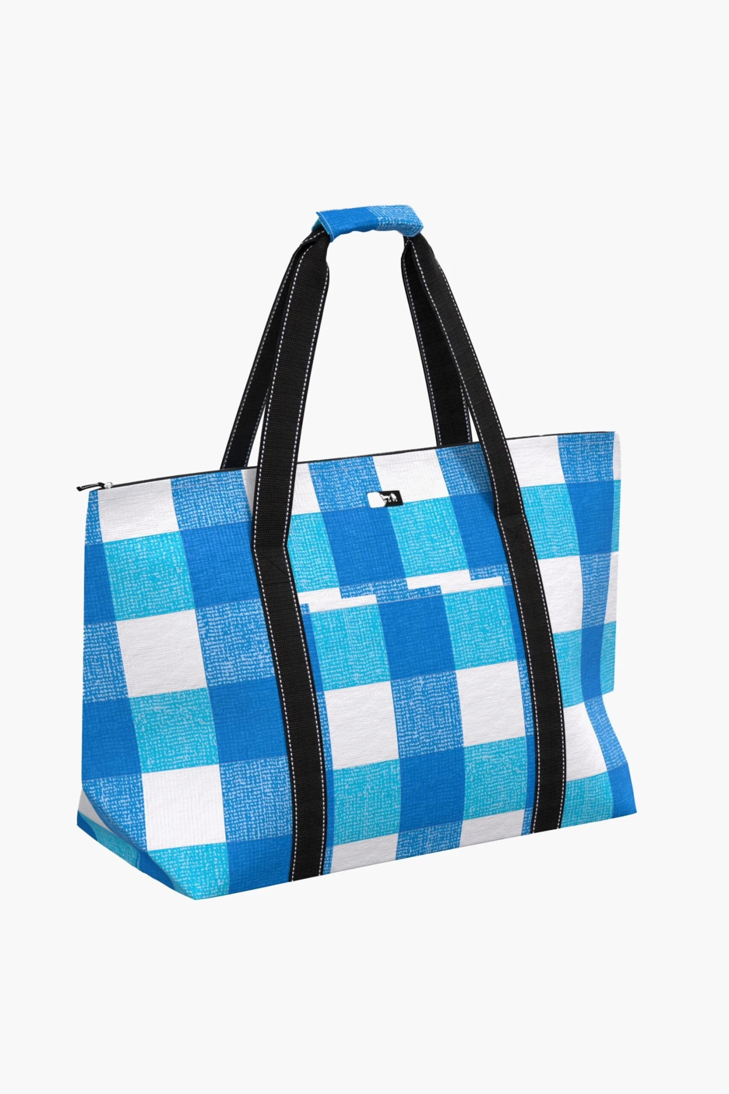 Scout French Blue And White Check On Holiday Bag 3 Scout French Blue And White Check On Holiday Bag