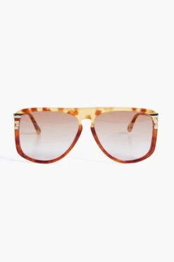Chloé Shiny Light Havana West Sunglasses