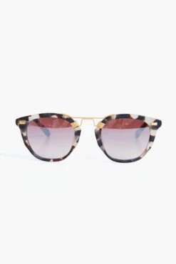Matte Malt Mirrored 24K Beau Sunglasses