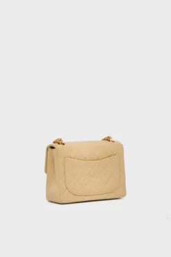 CHANEL Beige Mini Square Vintage Bag -Loeffler Cloth Shop Br5Mq4w48U07ovzNIeGS7dSCXICUGW1a 1
