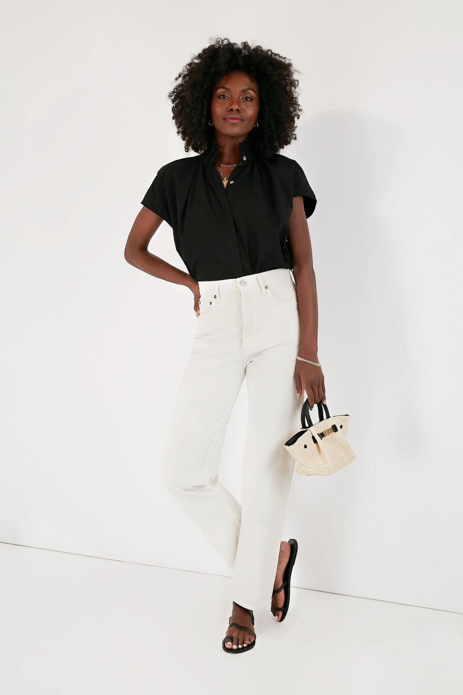 Black Rae Blouse 4 Black Rae Blouse - Image 2