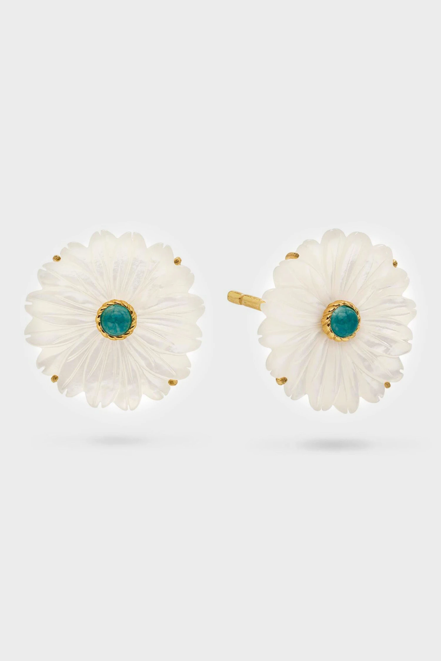 Mermaid Garden Flower Stud Earrings 3 Mermaid Garden Flower Stud Earrings