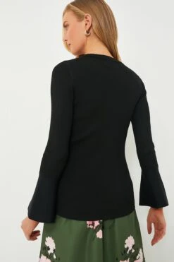 Black Rib Knit Lucy Top -Loeffler Cloth Shop ByDhQv9KYUfy88IKqodfe2i84L8lBMV7 1