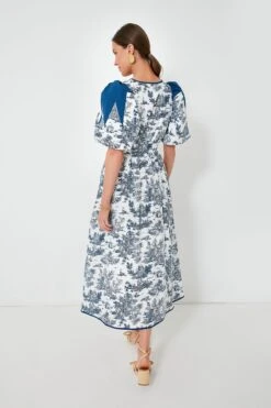 Blue Toile Reynolds Midi Dress -Loeffler Cloth Shop C1hwtuxIqUmphQXW4RXn7zc2W47gu7P4 1