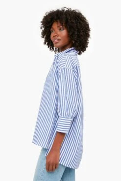 Denim Stripe Adair Boyfriend Shirt -Loeffler Cloth Shop CCaJ0LH37LRRz8cecvDvffCE2q397rH1 1