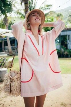 Pink Salt Lizzie Coverup -Loeffler Cloth Shop CKJeiIqWUFkOiw2w6sgROdSWFFldM4yt 1