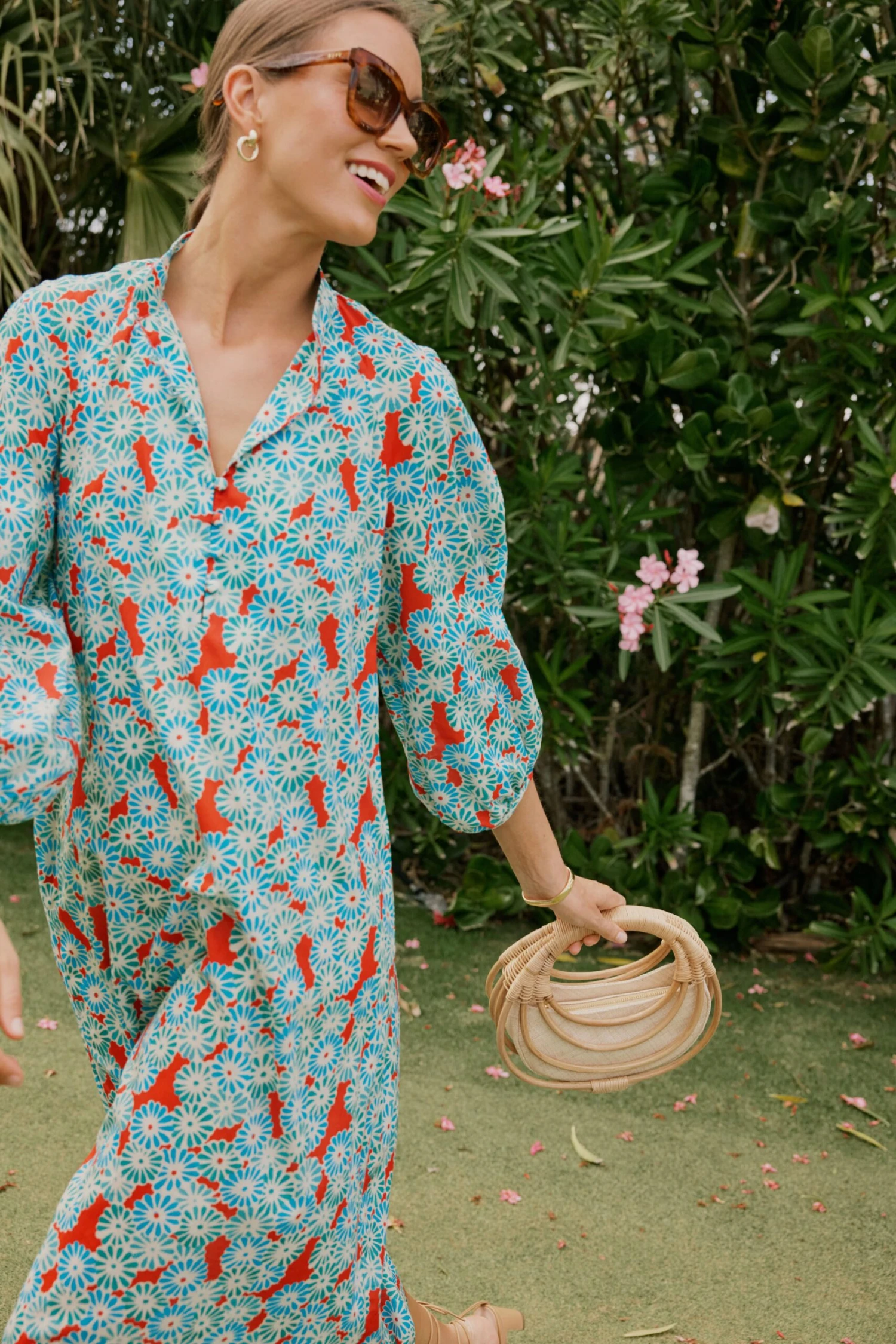 Gold Puffy Faye Knocker Earrings 5 Gold Puffy Faye Knocker Earrings - Image 3