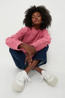 Punchy Pink PomPom Lainey Sweater -Loeffler Cloth Shop CVSKY9sdYK19AtFTurIukl8ar6tSp13H 1
