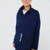 Navy Cinched Natalie Quarter Zip -Loeffler Cloth Shop CXc3C9hN3gJ353TwDgTxRGW6dvHaWCG4 1