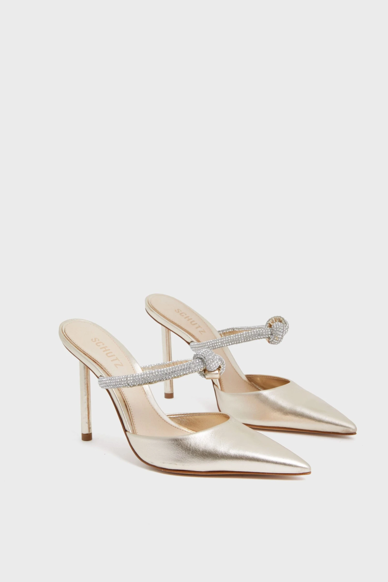 Schutz Metallic Napa Pearl Pin Heels 6 Schutz Metallic Napa Pearl Pin Heels - Image 4