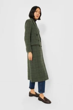 Green Plaid Wool Julius Long Coat -Loeffler Cloth Shop CiHzFCSU7JMP9jq2Sa77ltva8RvsrPqz 1