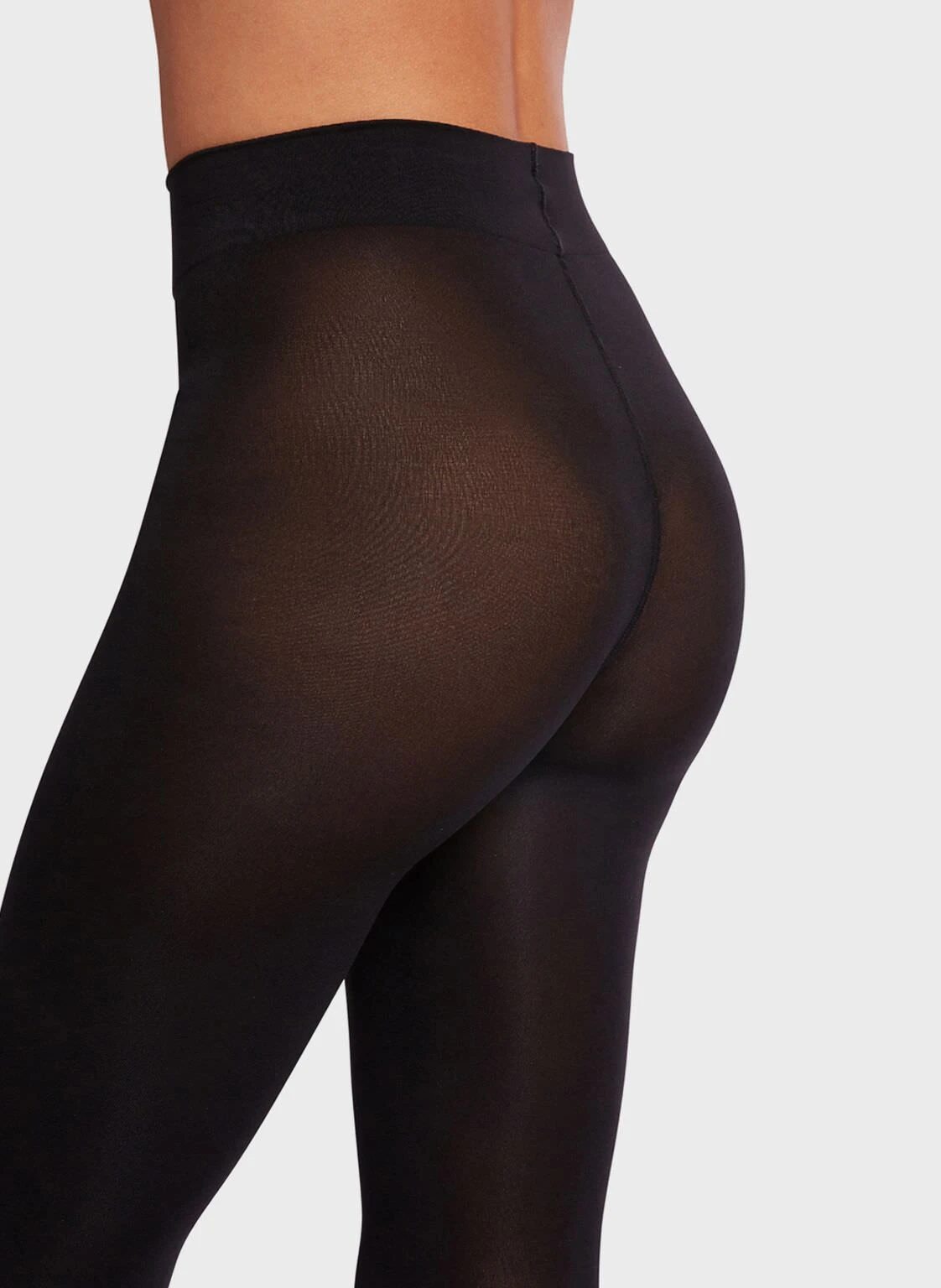 Wolford Black Velvet De Luxe 66 Tights 6 Wolford Black Velvet De Luxe 66 Tights - Image 4