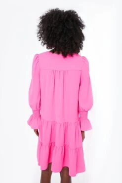 Electric Pink Crepe Kenzo Dress -Loeffler Cloth Shop DNqNPKwm4IRwvEhBk05vMeqsNMGLWJxJ 1