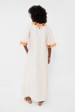 Orange Stripes Defne Maxi Dress -Loeffler Cloth Shop DWxL3SPH39wVr7anKQhGTH8UjgO6da0L 1