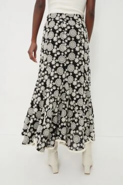 Black & Ivory Eyelet Violet Maxi Skirt -Loeffler Cloth Shop Dim0IdKyhGWcV44Qzh1bnJfbzAaTqrGE 1