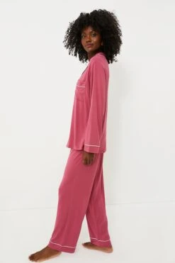 Eberjey Raspberry Gisele Long PJ Set -Loeffler Cloth Shop DrkRvbnYLPxNDidGSlczORT1POt9wCwE 1