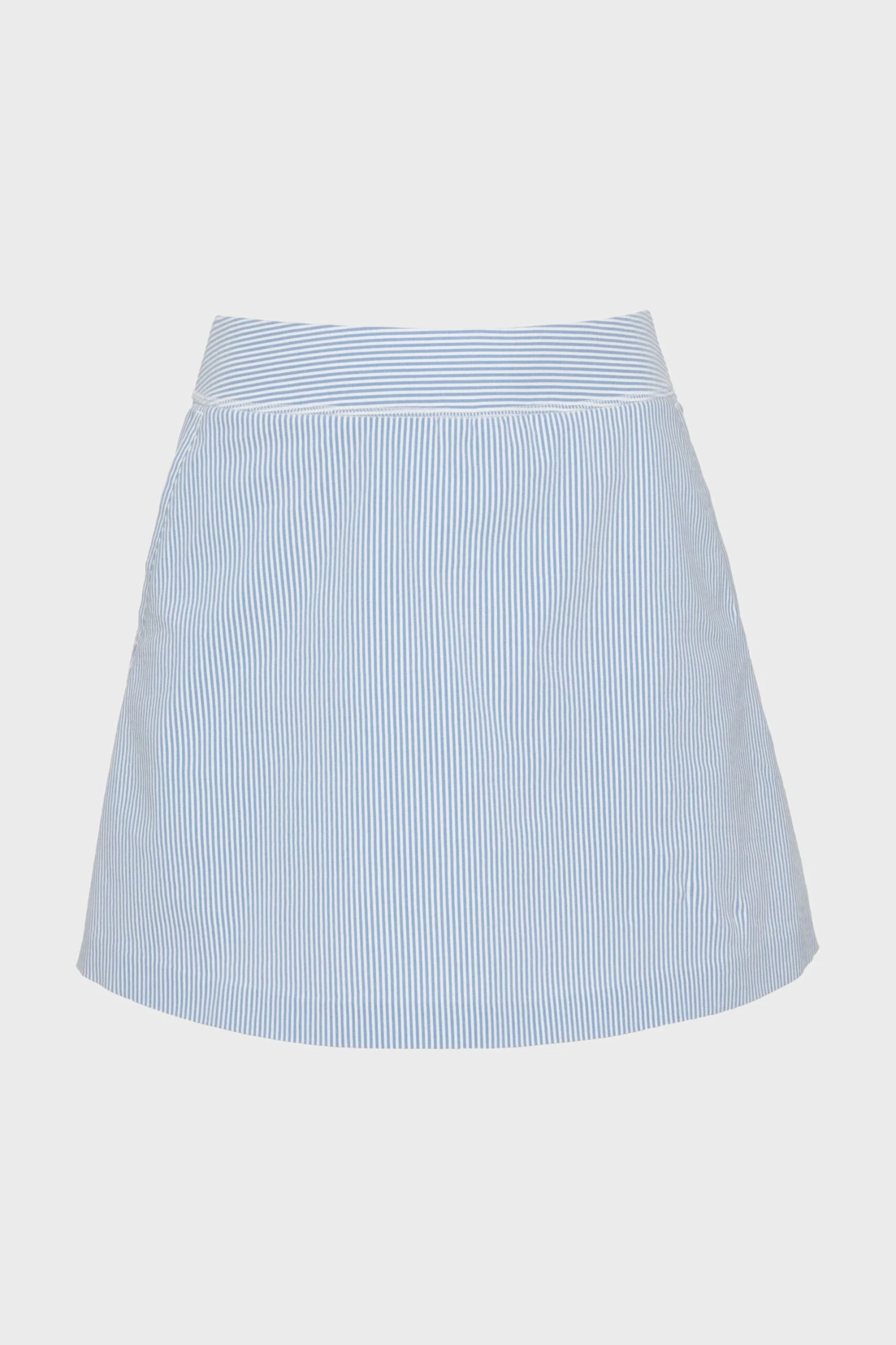 Blue Seersucker 16 Inch Winefred Golf Skirt 9 Blue Seersucker 16 Inch Winefred Golf Skirt - Image 7