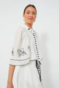 Alba Black Gabriella Silk Linen Shirt -Loeffler Cloth Shop ECxTmO6UclhpBajIhatkSgp7sv3VbqkQ 1