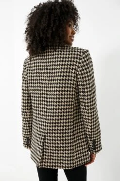 ANINE BING Black And Nude Houndstooth Kaia Blazer -Loeffler Cloth Shop EQQRGOZ5q3QL04NGSCHt0oCrIZHyyyfZ 1