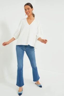 White Hollis Top -Loeffler Cloth Shop EXWTPXshcJMs4VM2J65v2eZDMZiIE9ps 1