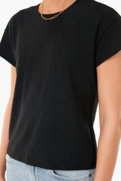 Black Modern Slub Tee -Loeffler Cloth Shop Ee4H9EmYLoXv8u5nM4SSPvahZCkj6k6K 1