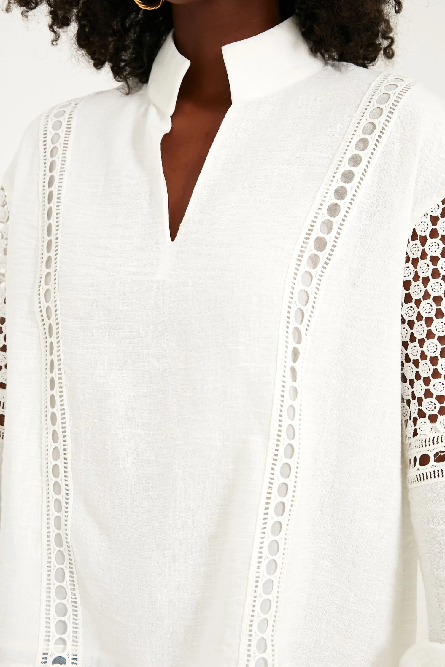 White Eyelet Jane Blouse 7 White Eyelet Jane Blouse - Image 5