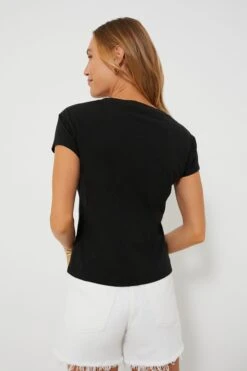 Black Modern V Neck Tee -Loeffler Cloth Shop EmxqqMjERHCMim4HWkFIj30HmbYMcEZL 1