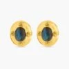 Cleopatra Oval Earrings
