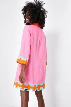 Peony Pink And Tangerine Collier Dress -Loeffler Cloth Shop EqlZuzSTbfO2IqVaqYh7UBuSFiKXysui 1