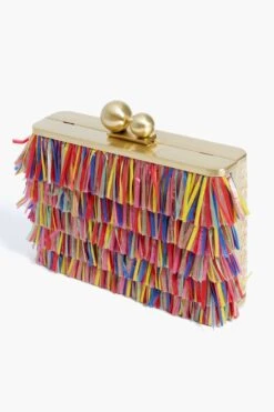 Carlita Carnivale Raffia Fringed Clutch 13 Carlita Carnivale Raffia Fringed Clutch -Loeffler Cloth Shop EtWj74CpwzHaMIzHu16FRdEpyXau24aM 1