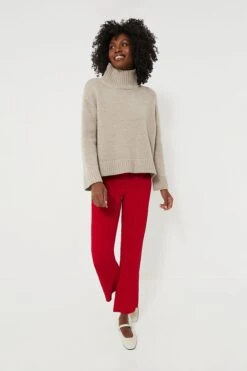 Red Compression Knit Ashford Pants -Loeffler Cloth Shop ExjfjQTDq3OrIQtNOKOoio7BbQO6nZ4C 1