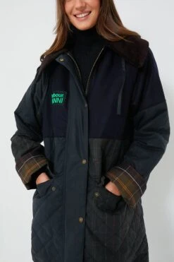 Navy Classic Barbour Ganni Burghley Jacket -Loeffler Cloth Shop F8Qn9kJ9E81G0cfR097wAQC4vHuoCC8r 1