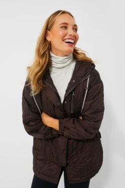 Varley Coffee Bean Caitlin Quilt Jacket -Loeffler Cloth Shop FFzTO5EMhDEhWnmR2J6sJzwJaaOifSuR 1