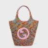 Gucci Multicolor Raffia Effect Bag -Loeffler Cloth Shop FG0Icdey9eVOwG2hHXoDt5o4XCnqYK3M 1