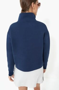 Navy Snap Neck Bailey Pullover -Loeffler Cloth Shop FPL3rHqhya5IZp0PEEtxilQ2ge5K0S5h 1