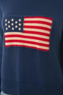 Navy Cropped Americana Sweater -Loeffler Cloth Shop FQLqV0HS2VxonBWoW1zg28NfqlrcAlFN 1