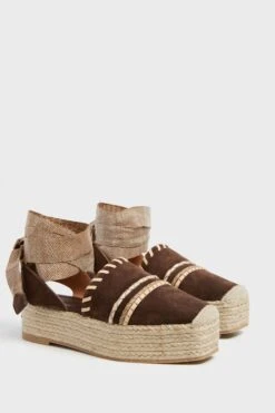 ULLA JOHNSON Dark Brown Stitch Detail Espadrilles -Loeffler Cloth Shop FYaHiB6D3UepBjP1coLEIlBEET1guK58 1