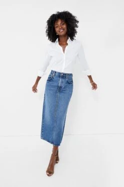 CITIZENS OF HUMANITY Daru Peri Pencil Skirt -Loeffler Cloth Shop Fg77IP5g6grnpFwZcBJht9OkECXIdPRY 1