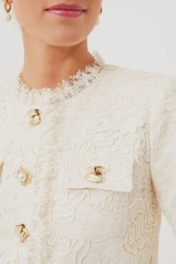 SELF PORTRAIT Cream Cord Lace Jacket -Loeffler Cloth Shop FjDv9PY9XCBvAJlFuoGM1eagsWNyD3Cs 1
