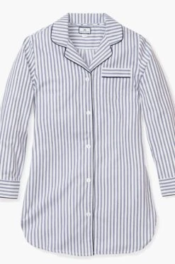 Navy French Ticking Nightshirt -Loeffler Cloth Shop FsrTXNifFAvImcIV9uYsE7DJvihWQKZH 1